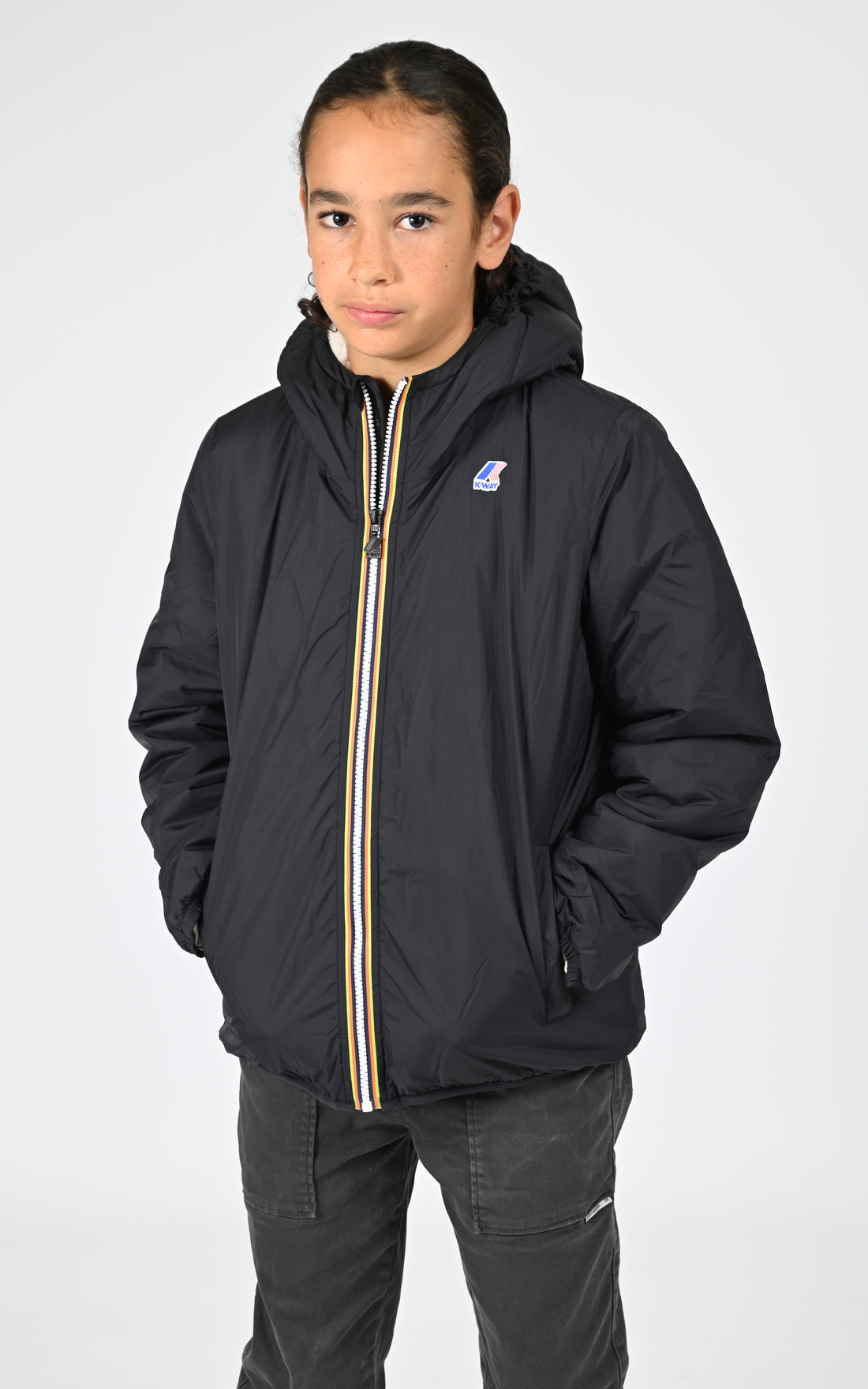 Coupe-vent Le Vrai CLAUDE ORSETTO KIDS 4.0 mixte noir