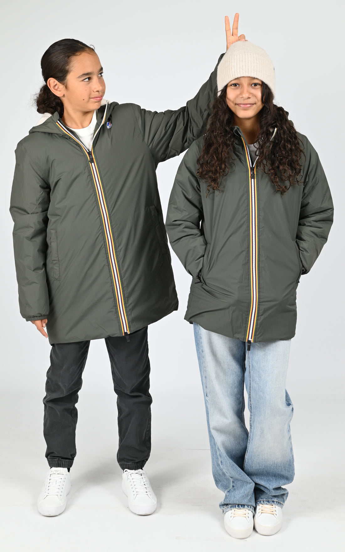 Coupe-vent Le Vrai EIFFEL EAST ORSETTO 4.0 KIDS mixte kaki