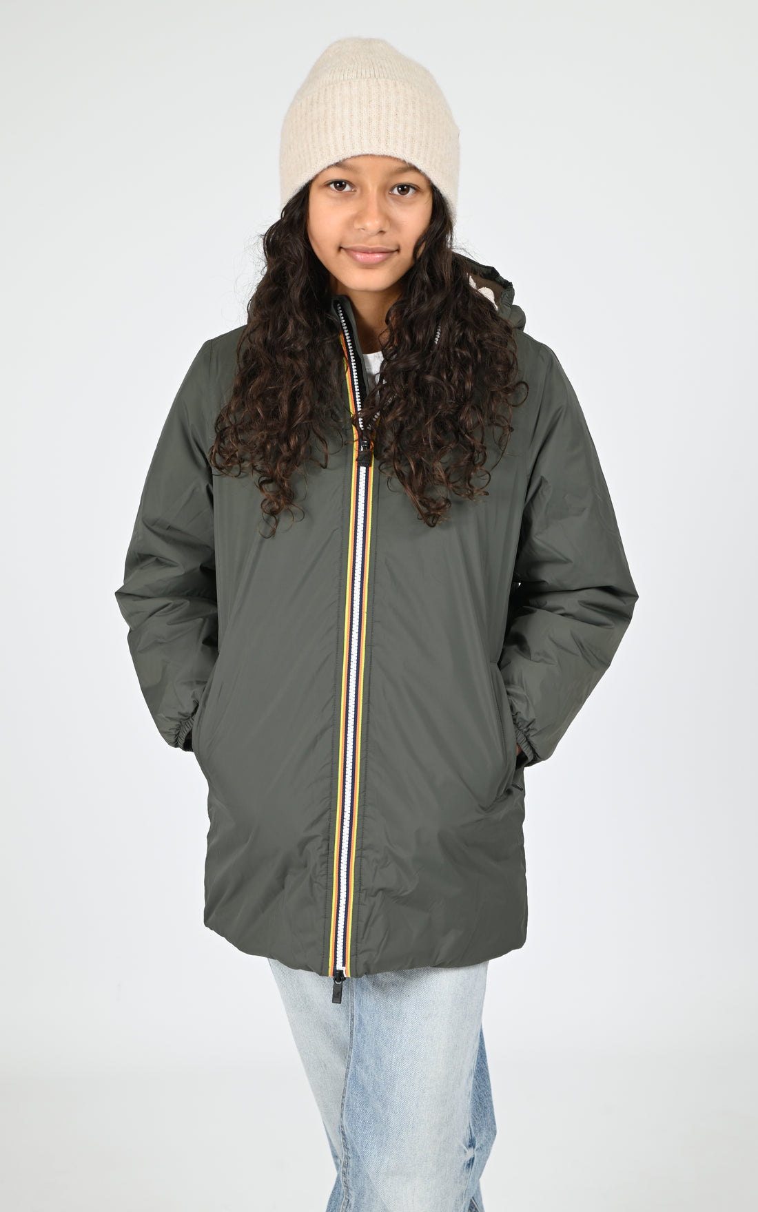 Coupe-vent Le Vrai EIFFEL EAST ORSETTO 4.0 KIDS mixte kaki