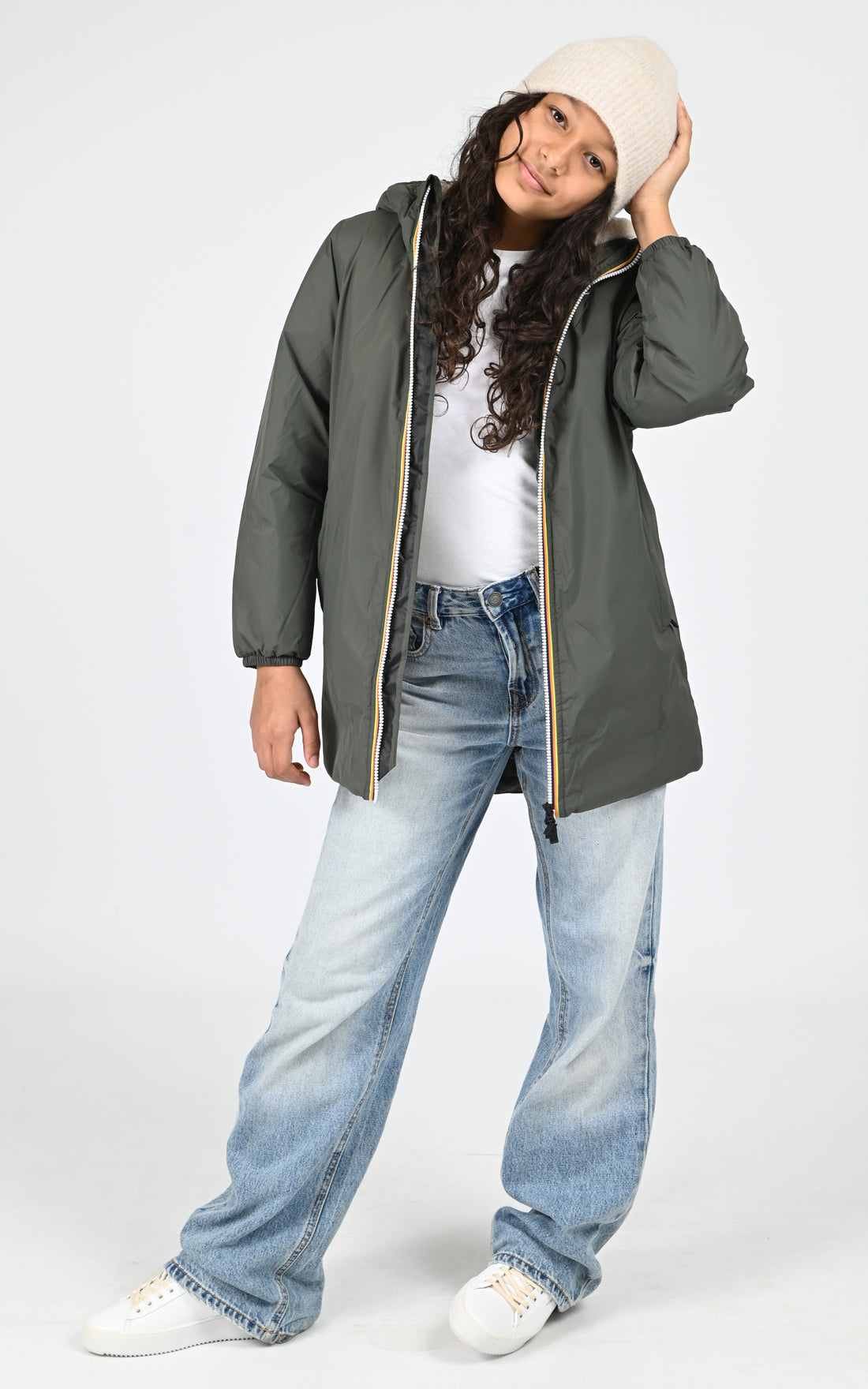 Coupe-vent Le Vrai EIFFEL EAST ORSETTO 4.0 KIDS mixte kaki