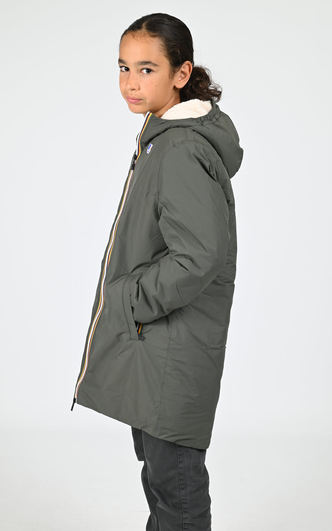 Coupe-vent Le Vrai EIFFEL EAST ORSETTO 4.0 KIDS mixte kaki