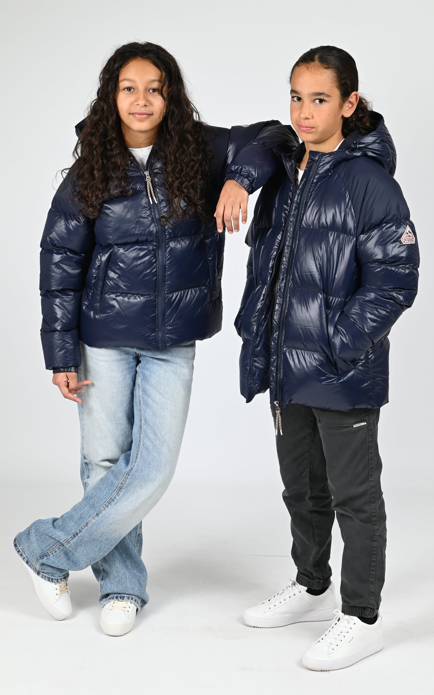 Doudoune à capuche Sten mixte bleu marine 1