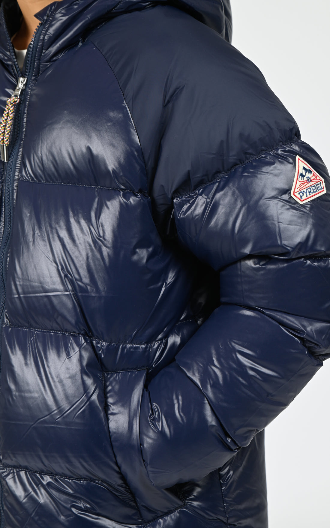 Doudoune à capuche Sten mixte bleu marine