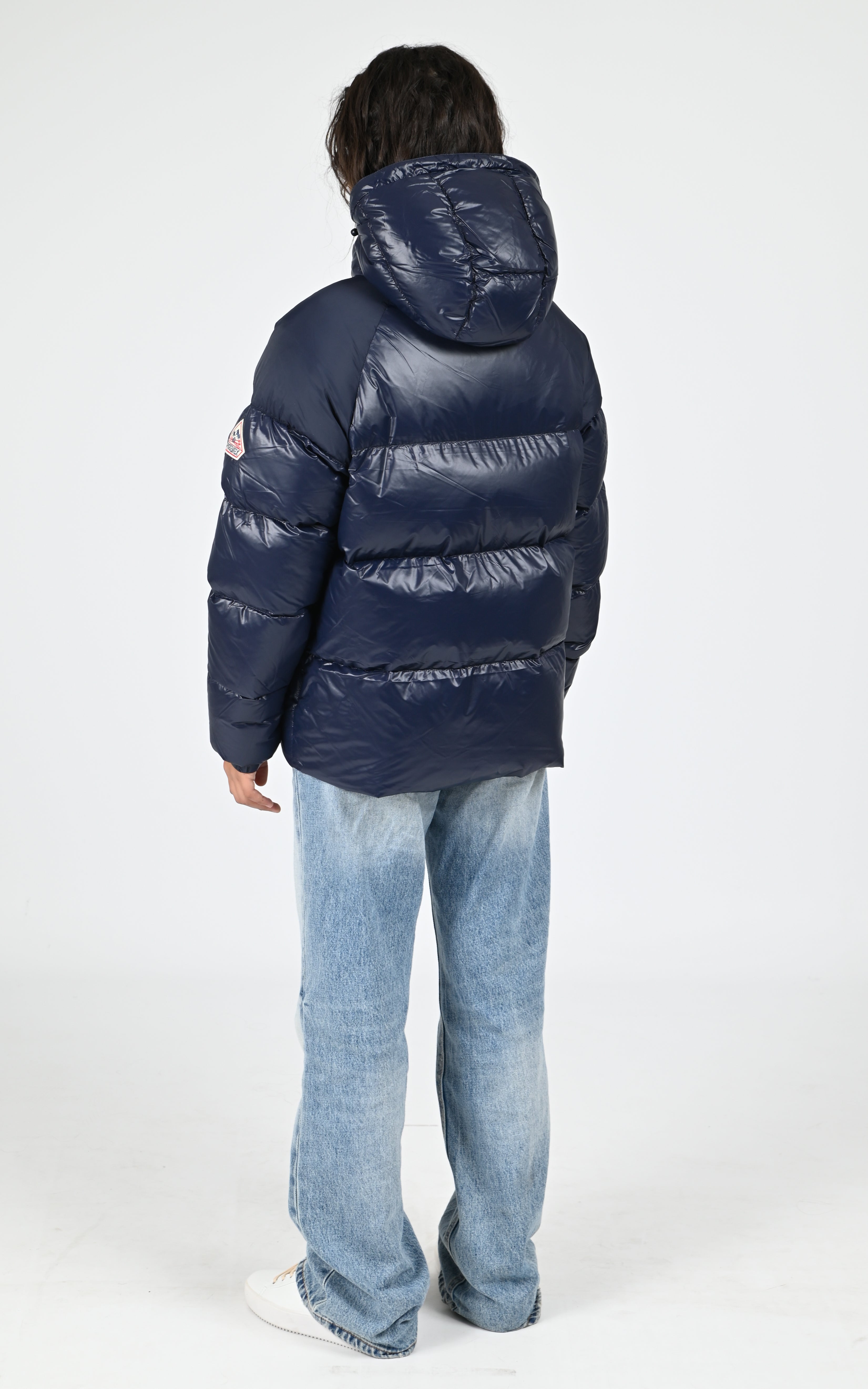 Doudoune à capuche Sten mixte bleu marine