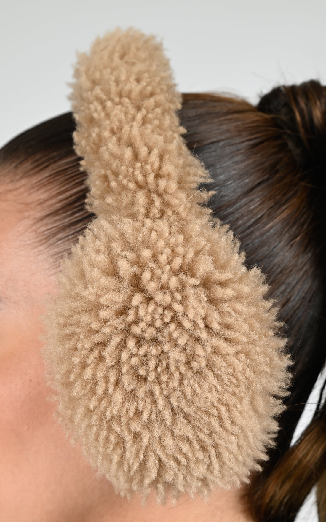 Oreillettes Df Mixte Tsanikidis, modèle Oval de couleur rizorollo camel