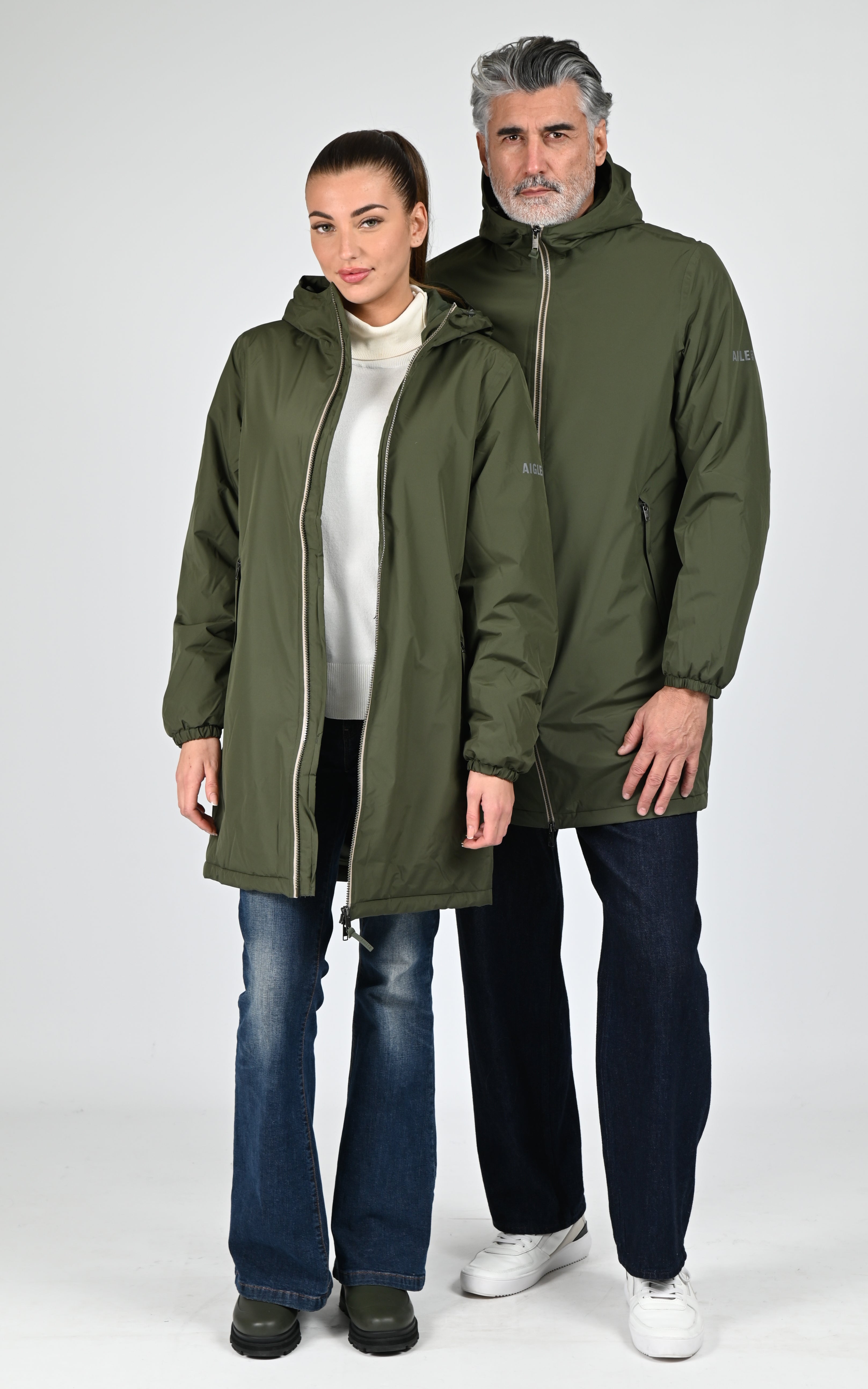 Parka Rain Pack Warm mixte kaki