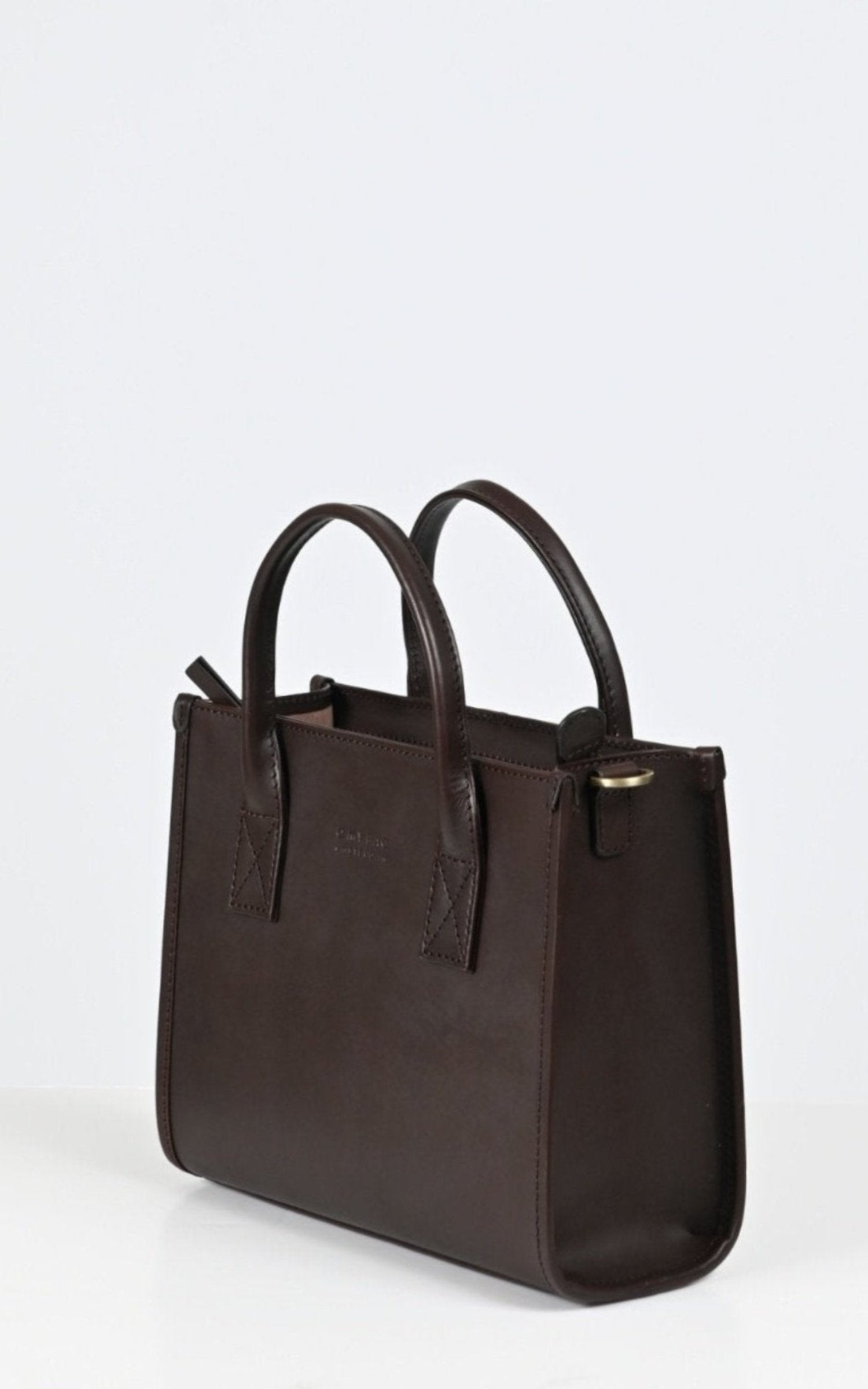 Sac Cuir Mixte O My Bag, modèle Jackie midi de couleur chocolat 2