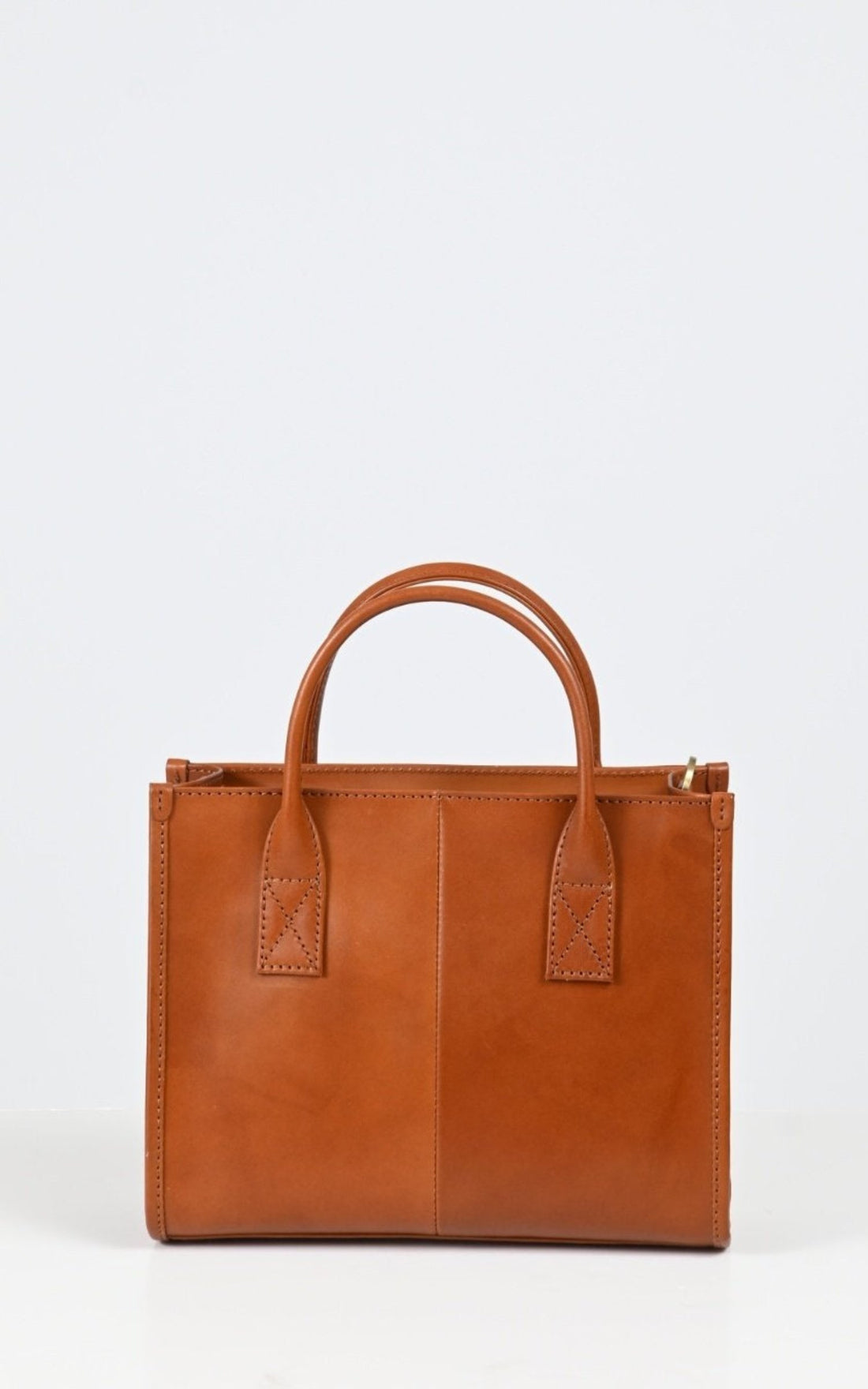 Sac Cuir Mixte O My Bag, modèle Jackie midi de couleur cognac