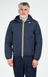 Veste Textile Homme K-Way, modèle Jack plain warm k2136dw de couleur blue depth k89