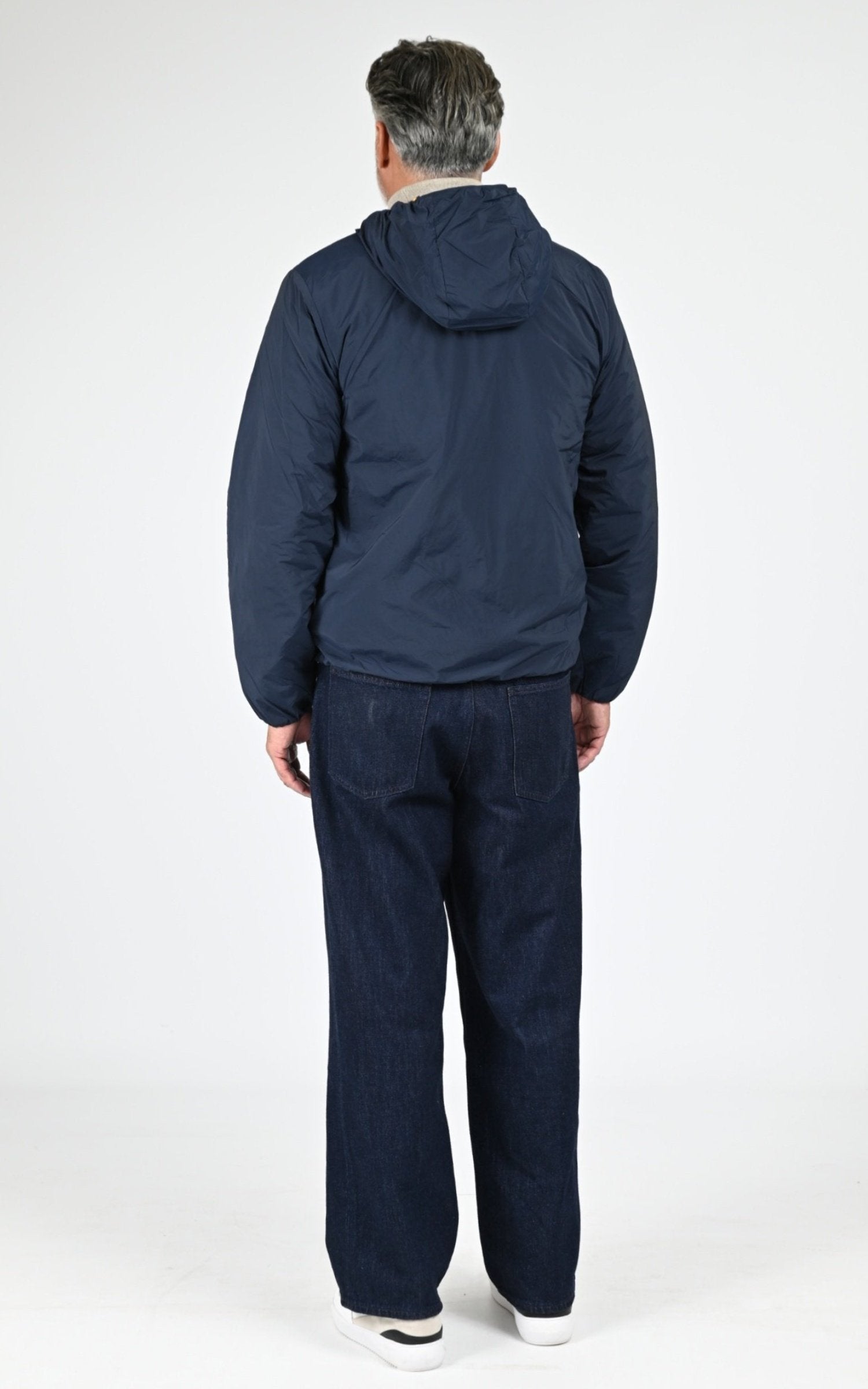 Veste Textile Homme K-Way, modèle Jack plain warm k2136dw de couleur blue depth k89