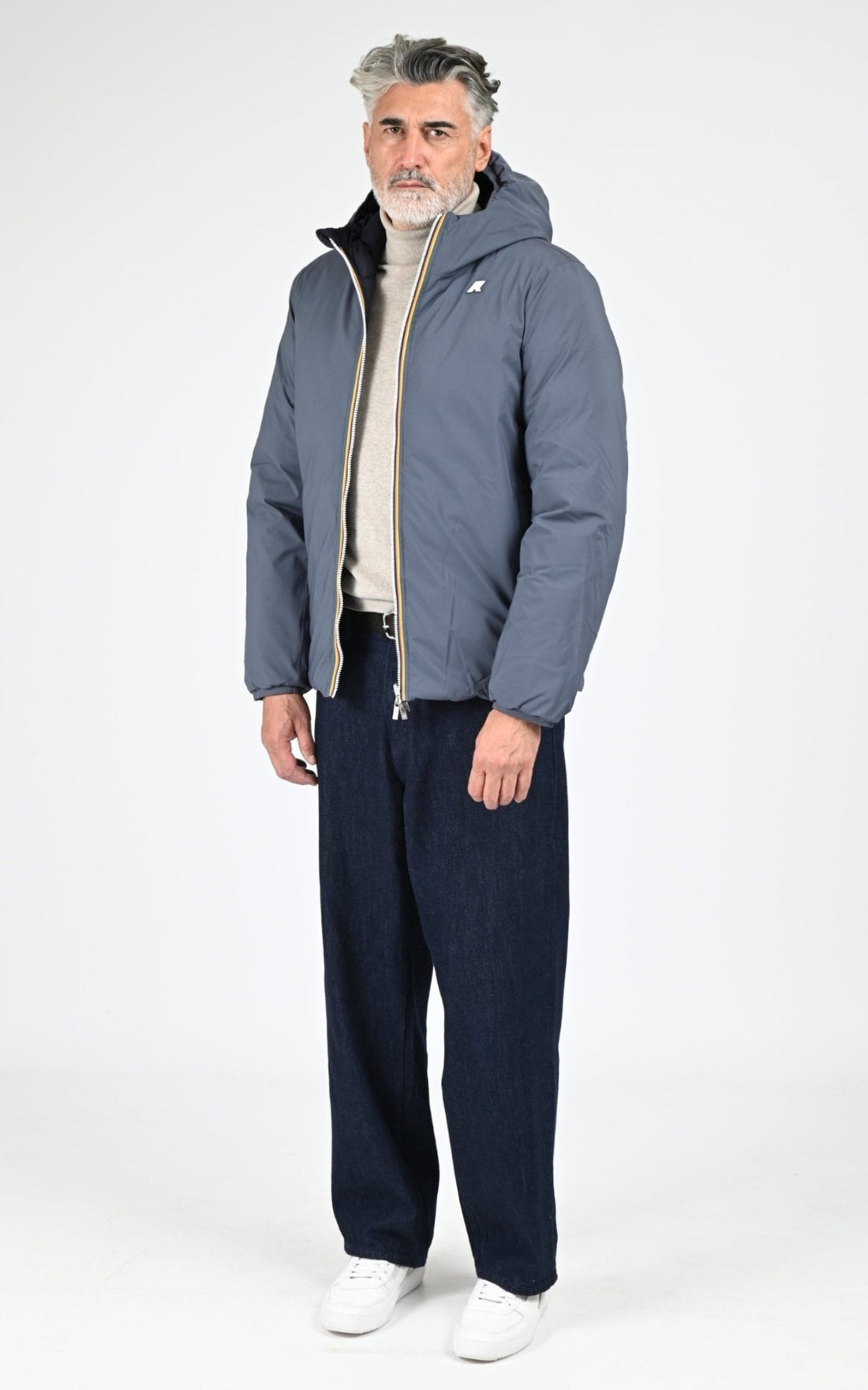 Bl doudoune Textile Homme K-Way, modèle Jack st thermo do k8127ww de couleur blue airforce b2h