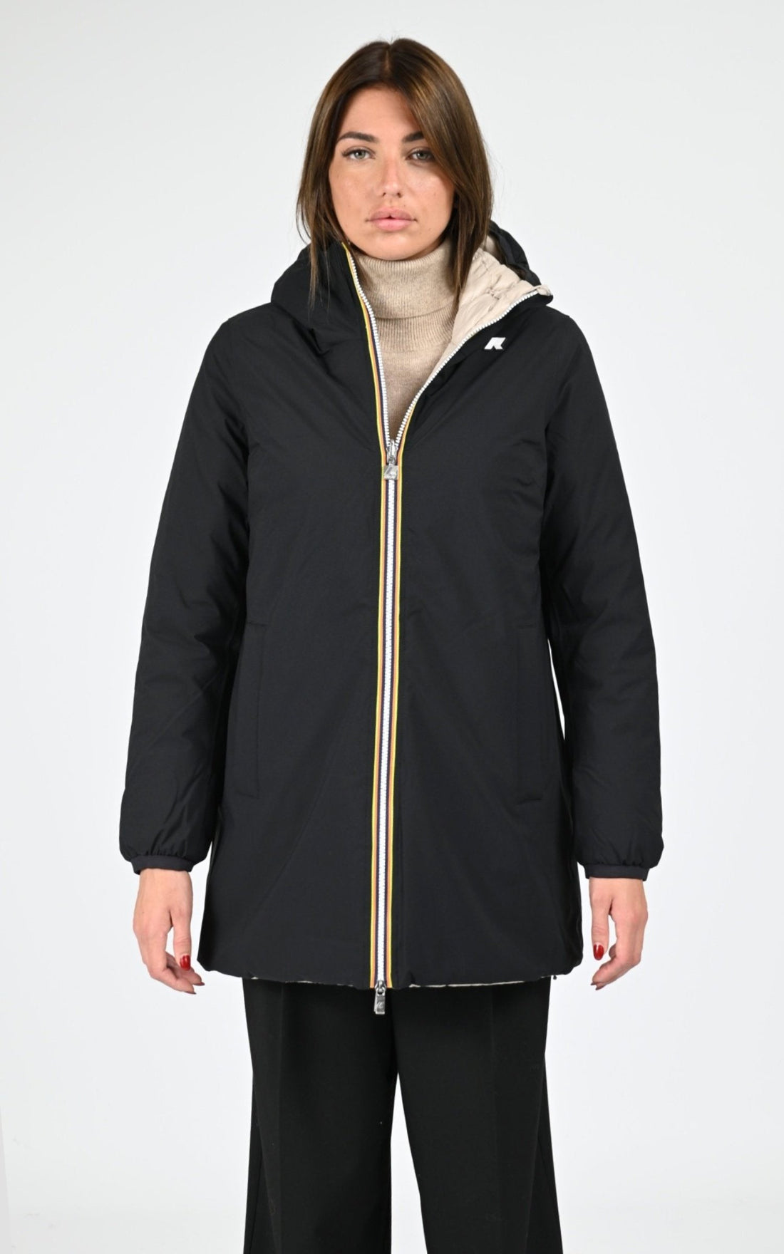 Parka Sophie Thermo réversible noir