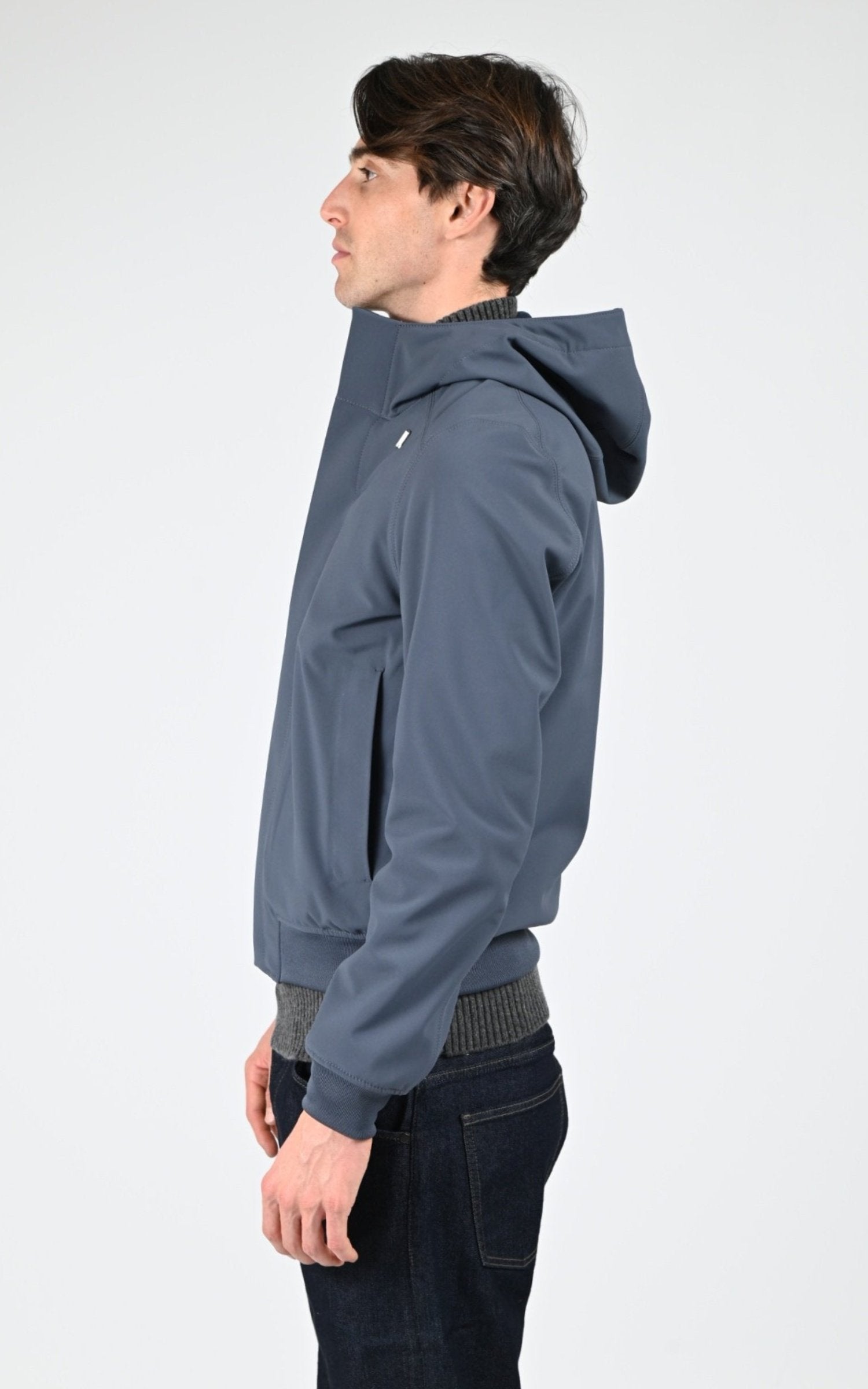 Blouson Textile Homme K-Way, modèle Joachim bonded k3135kw de couleur blue airforce b2h 3