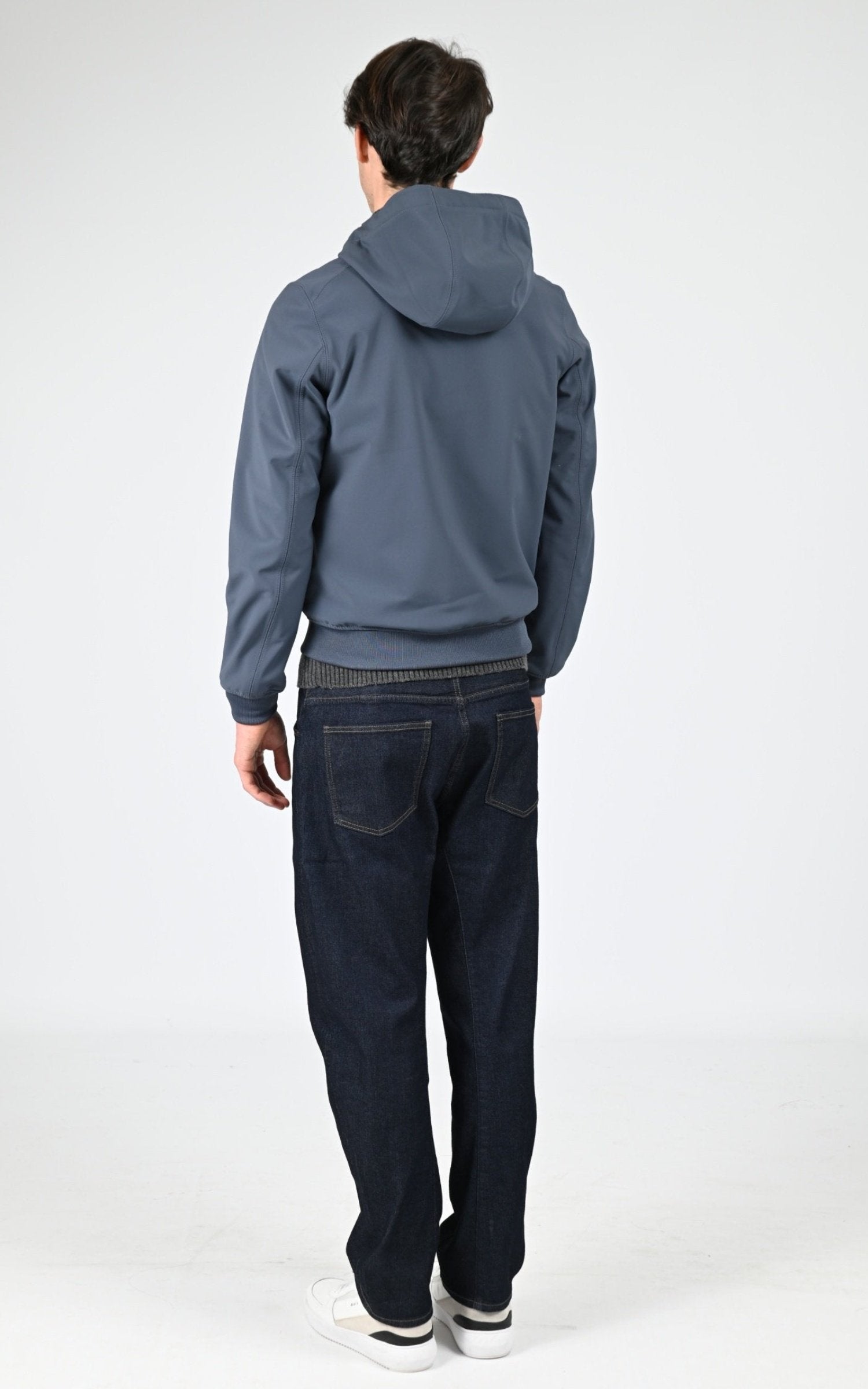 Blouson Textile Homme K-Way, modèle Joachim bonded k3135kw de couleur blue airforce b2h