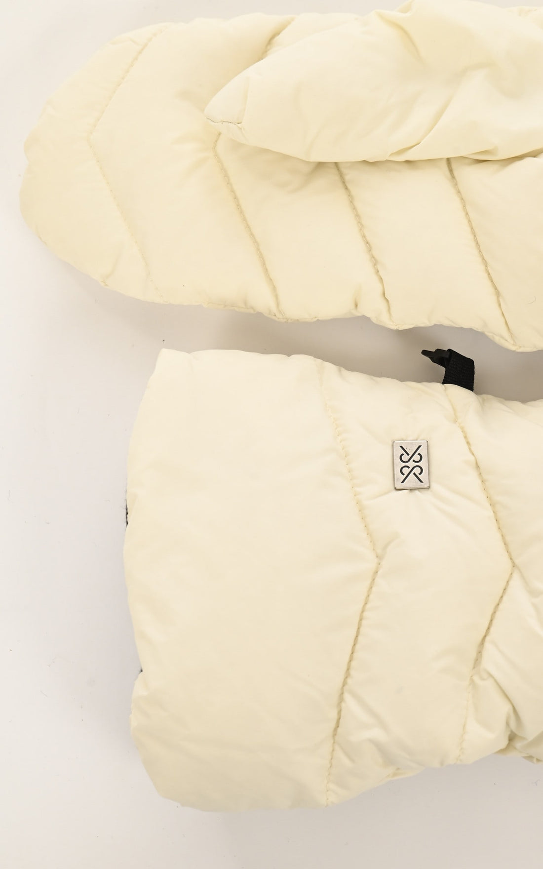 Mouffles Textile Accessoire Soia &amp; kyo, modèle Julia de couleur blanc