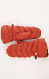 Mouffles Textile Accessoire Soia & kyo, modèle Julia de couleur rouge