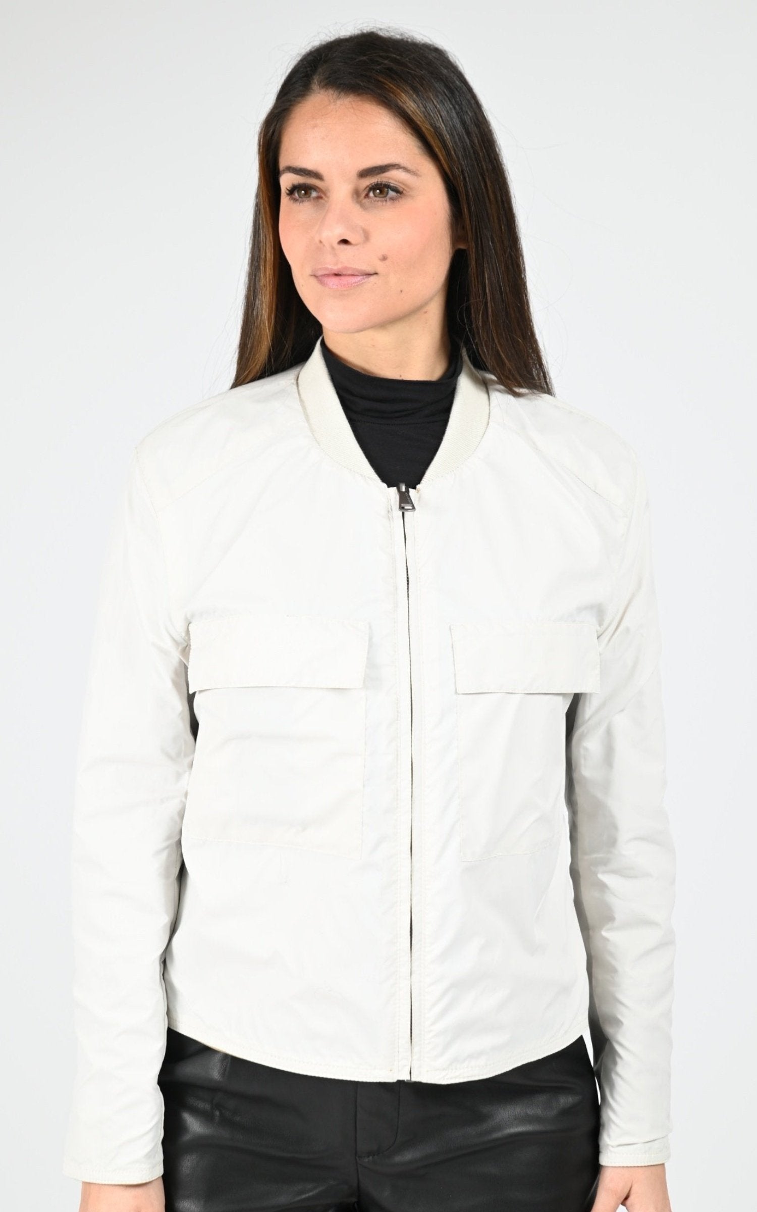 Blouson Cuir Femme Cuirco, modèle Julia 65231 de couleur bicolor 9 621 5