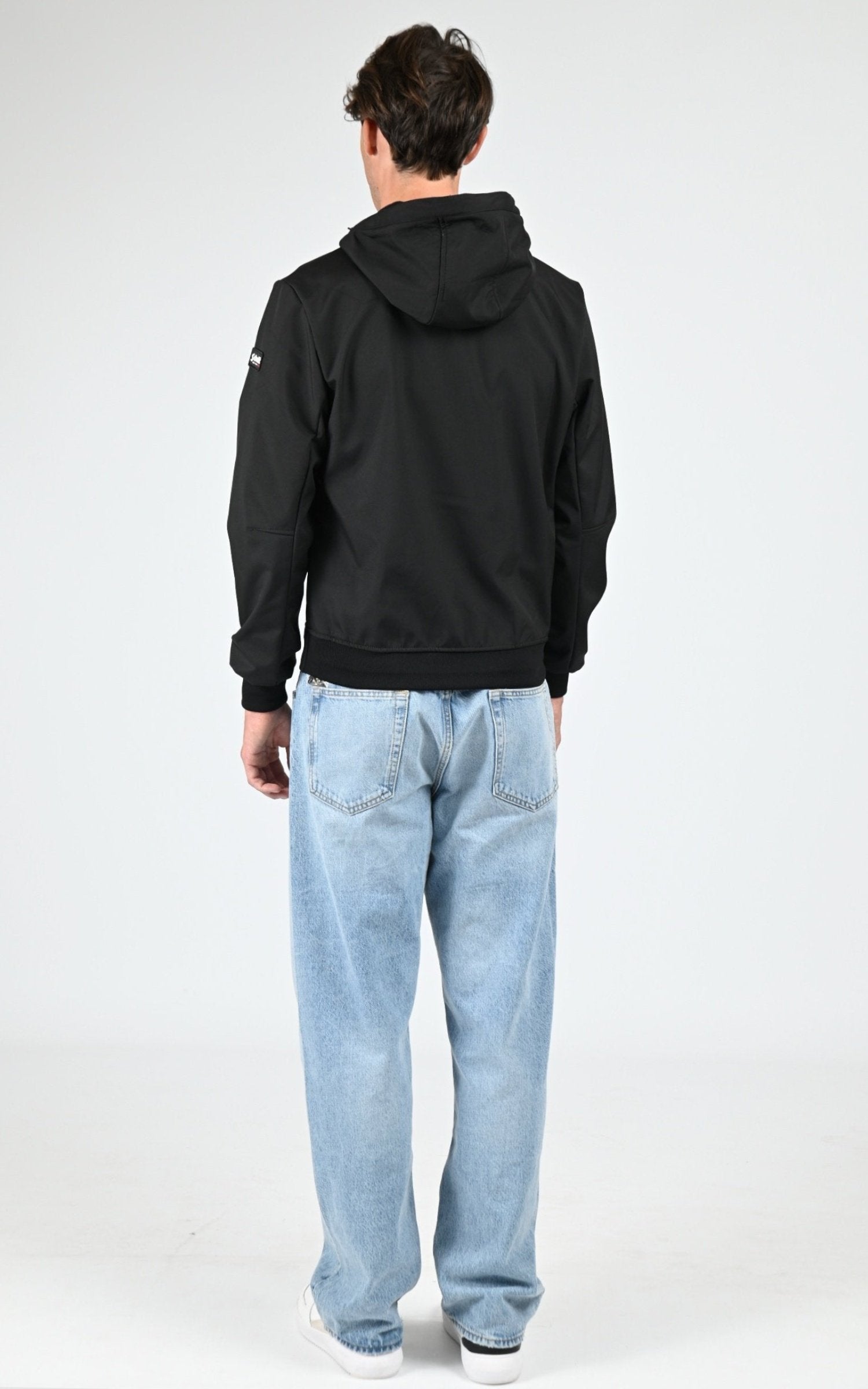 Veste Textile Homme Schott, modèle Kale de couleur noir 4