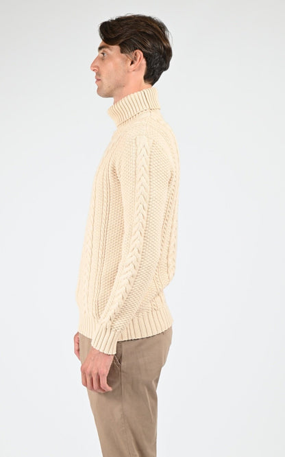 Pull Textile Homme Daytona 73, modèle Lander 103016 de couleur cognac