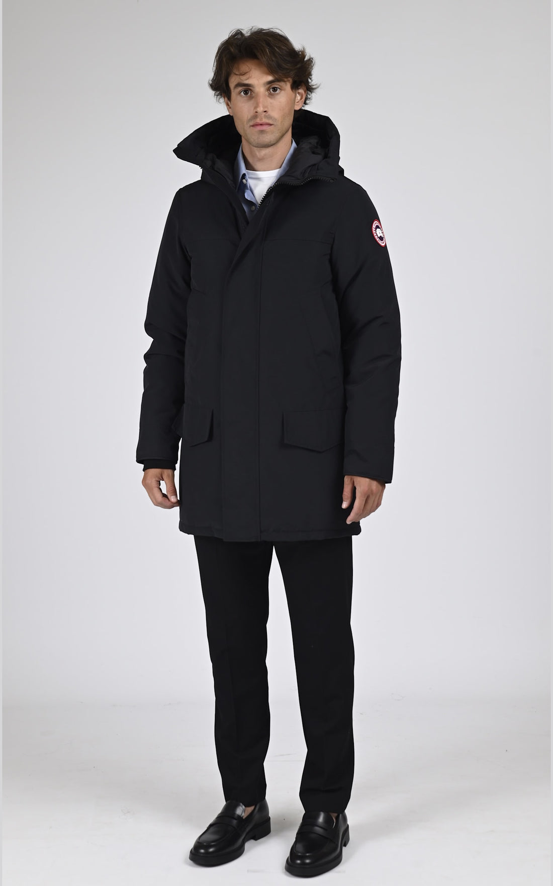 3/4 doudoune Textile Homme Canada goose, modèle Langford 2052m de couleur noir