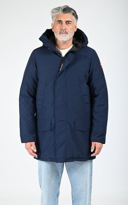 3/4 doudoune Textile Homme Canada Goose, modèle Langford 2052m de couleur atlantic navy  63