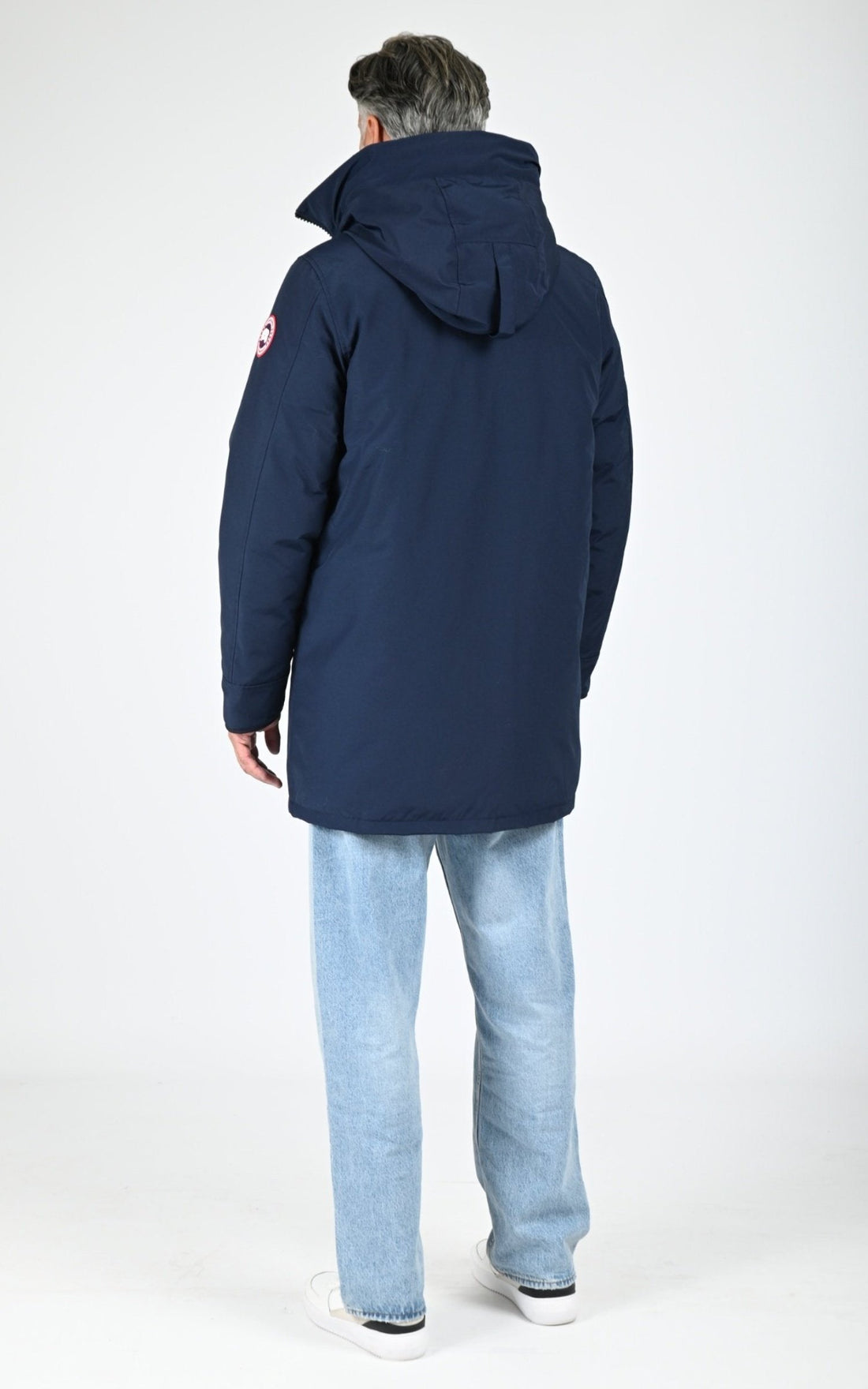 3/4 doudoune Textile Homme Canada Goose, modèle Langford 2052m de couleur atlantic navy  63