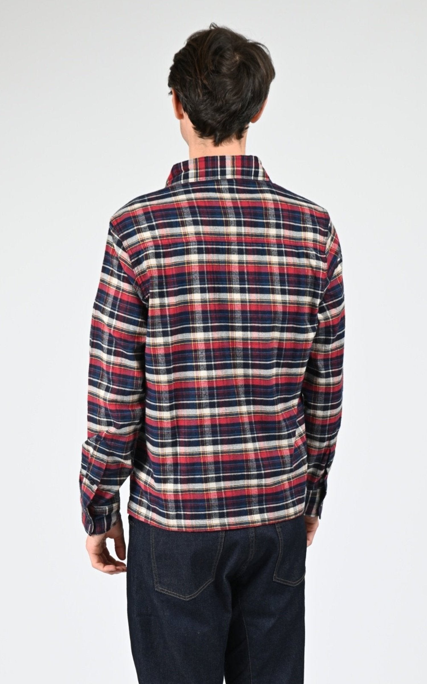 Chemise Textile Homme Daytona 73, modèle Layton 104433 de couleur blue