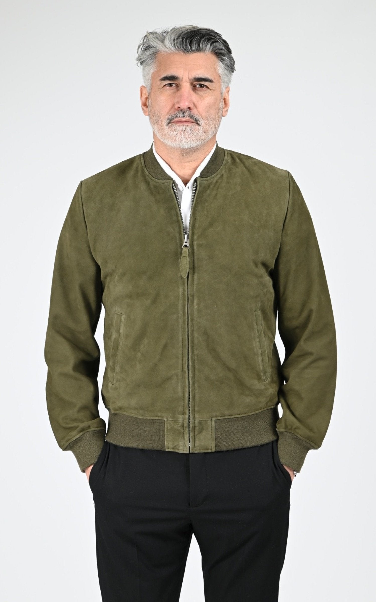 A "LC300" Kaki Schott Blouson Homme opened photo 1