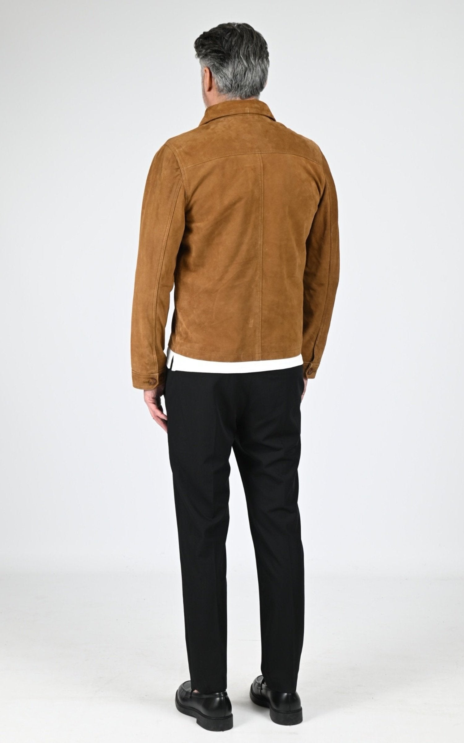 A "LCBRONXS" Cognac Schott Veste Homme closed photo