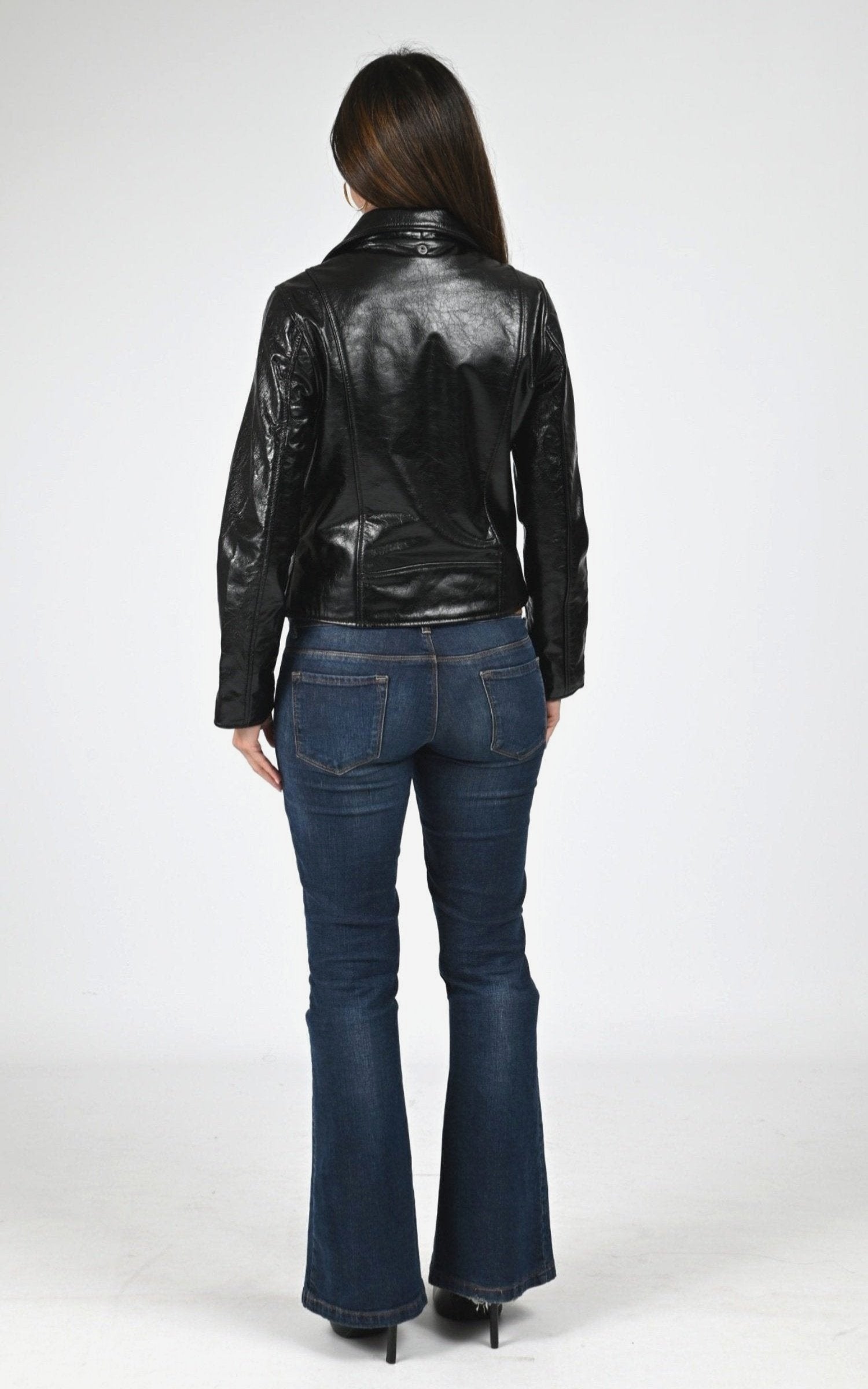 Perfecto Cuir Femme Schott, modèle Lcw axelle de couleur black