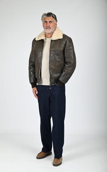 Pilote Mouton Lc Airforce marron