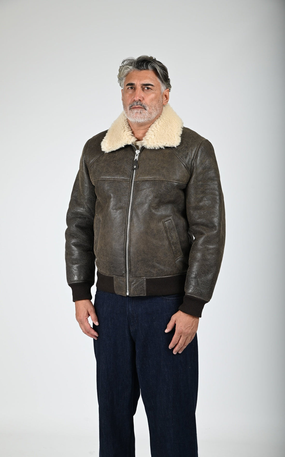 Pilote Mouton Lc Airforce marron