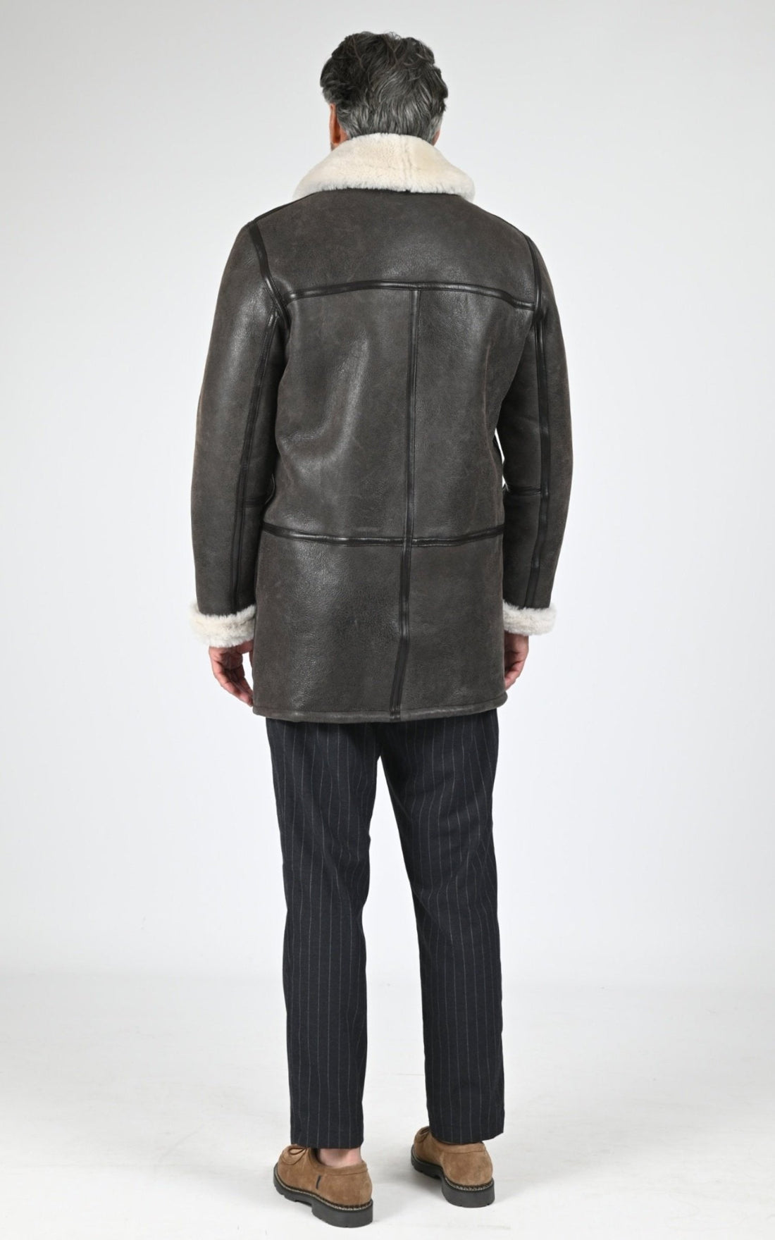 3/4 Df Homme Schott, modèle Lc colorado de couleur brown