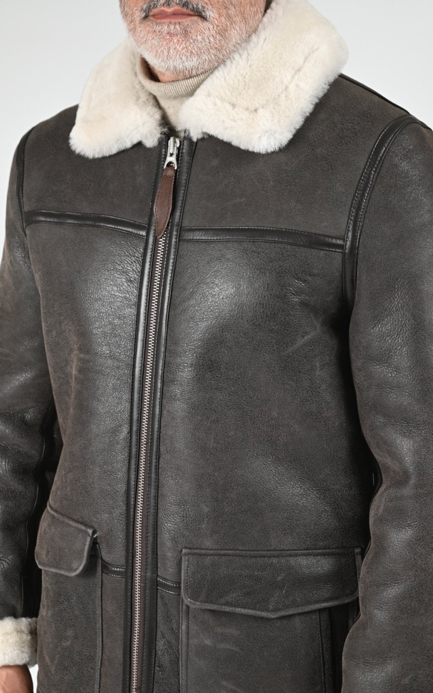 3/4 Df Homme Schott, modèle Lc colorado de couleur brown 5