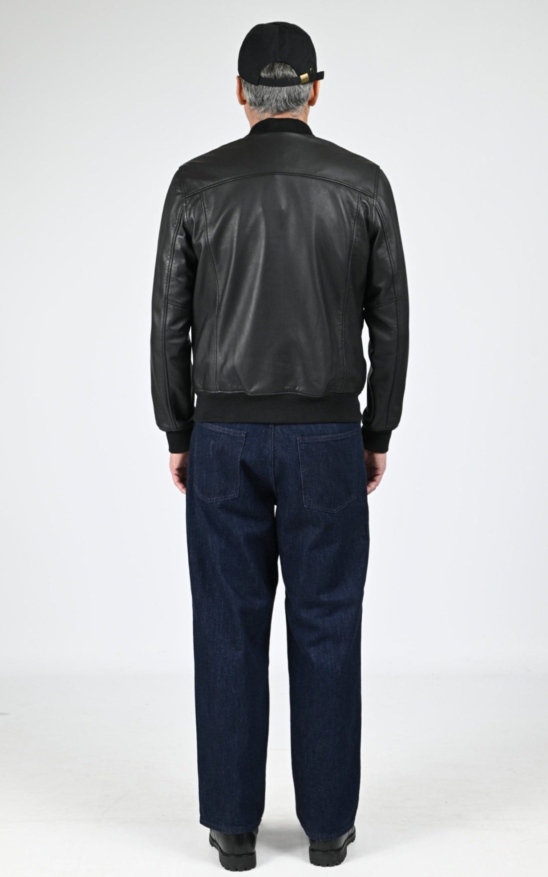 Blouson Cuir Homme Jaj -Schott-, modèle Lc teddy s23 x de couleur black