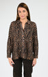Pull poncho Textile Femme Notshy, modèle Lee 4704125c de couleur leopard