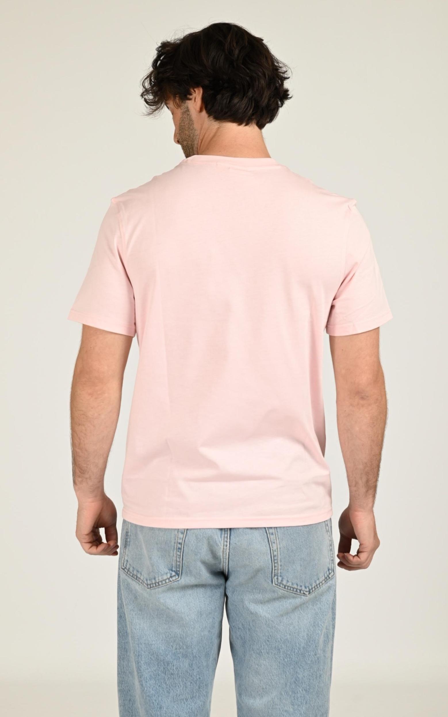 T-shirt Textile Mixte Gertrude Et Gaston, modèle Leonce de couleur rose