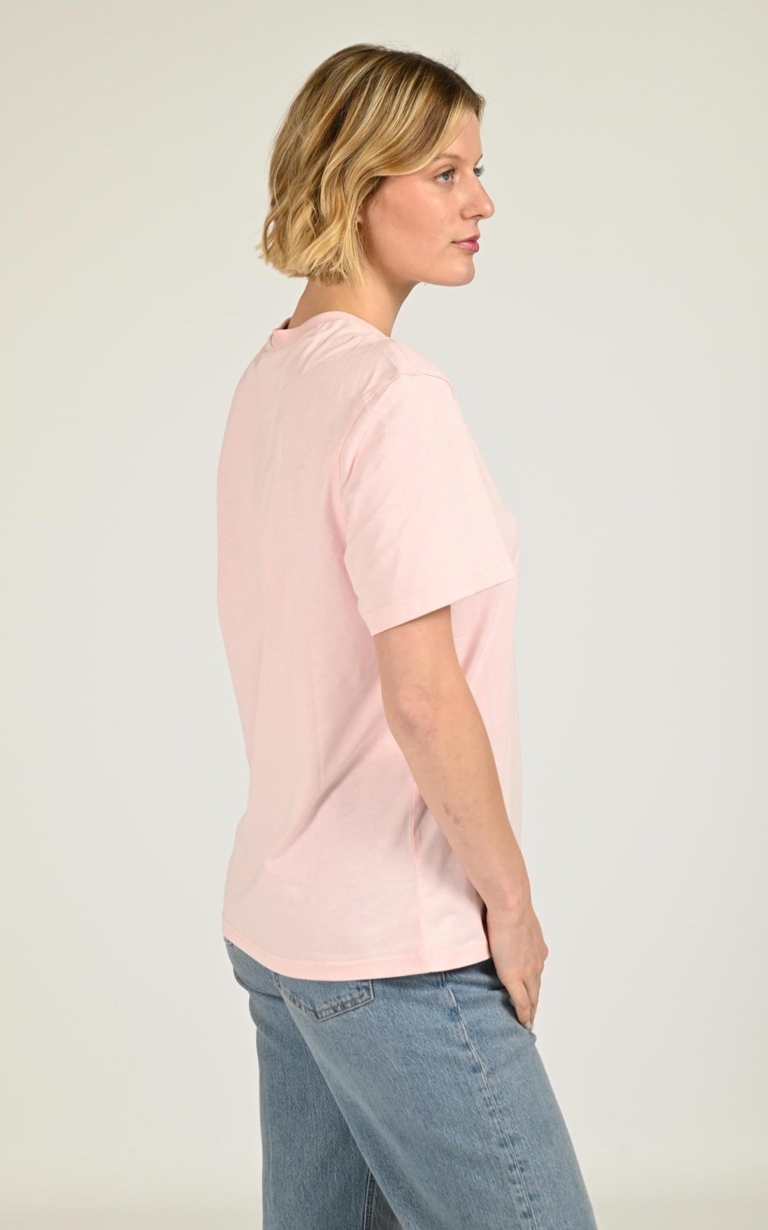 T-shirt Textile Mixte Gertrude Et Gaston, modèle Leonce de couleur rose 4