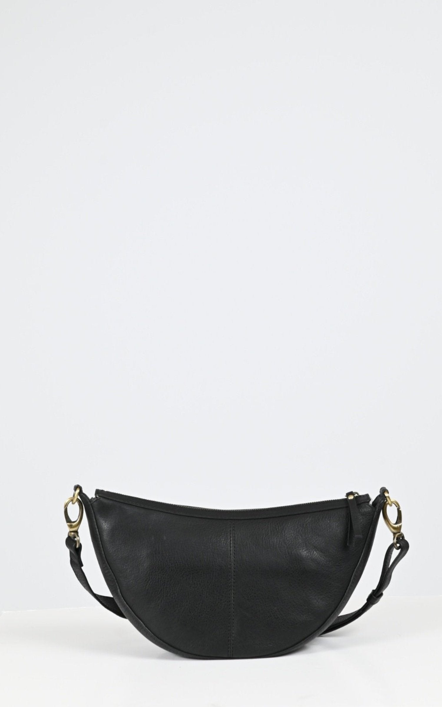 Sac Cuir Mixte O My Bag, modèle Leo de couleur black