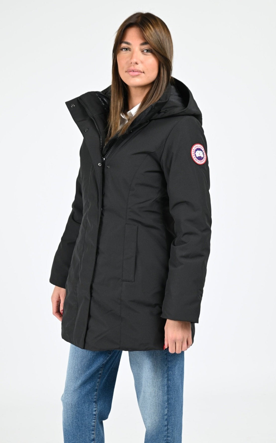 3/4 Textile Femme Canada Goose, modèle Leslie 3833w de couleur black 61