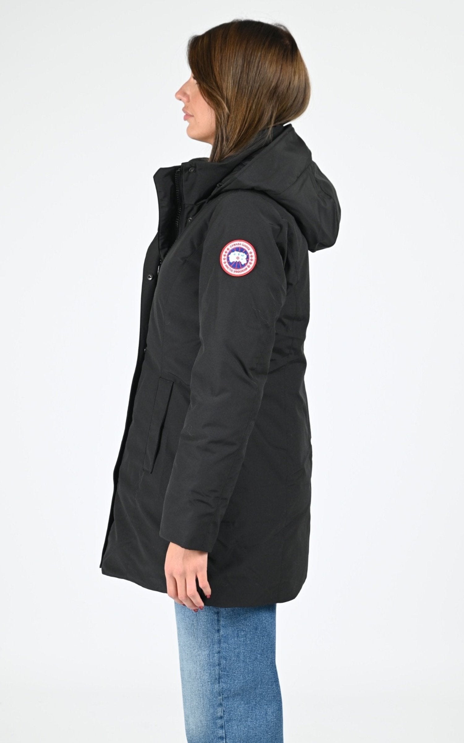 3/4 Textile Femme Canada Goose, modèle Leslie 3833w de couleur black 61 3