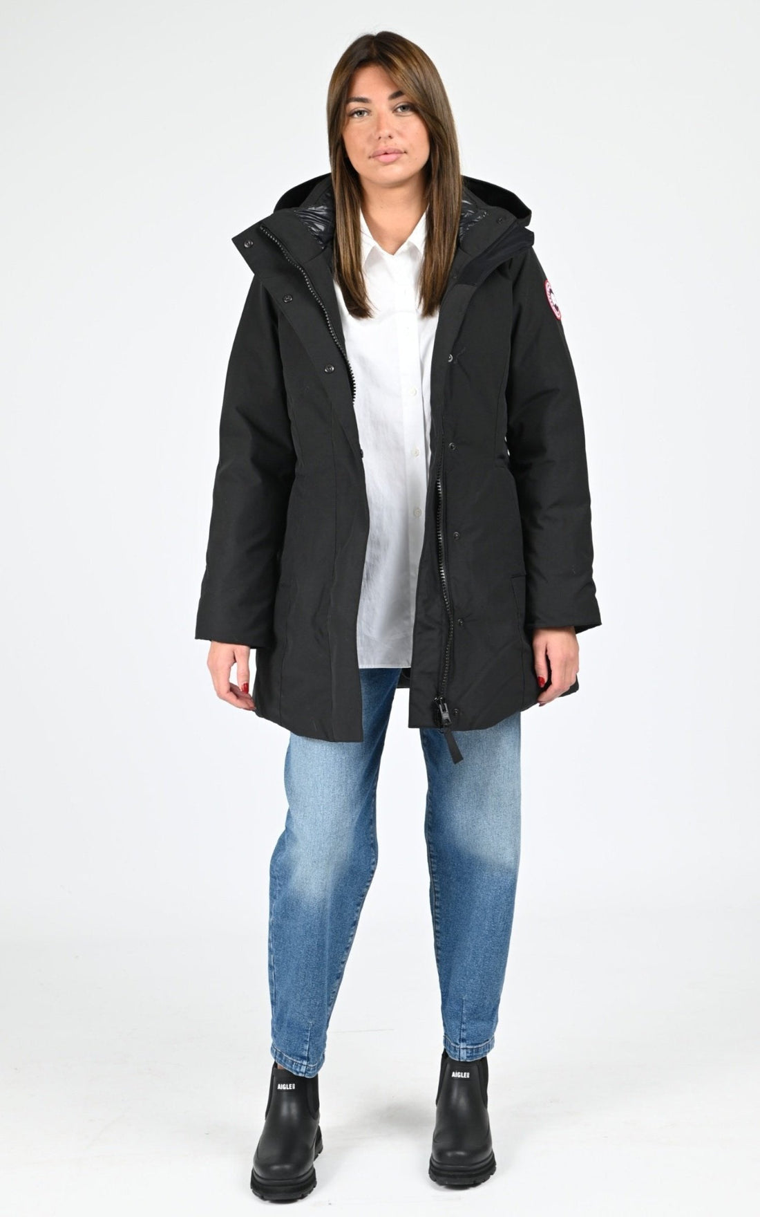 3/4 Textile Femme Canada Goose, modèle Leslie 3833w de couleur black 61