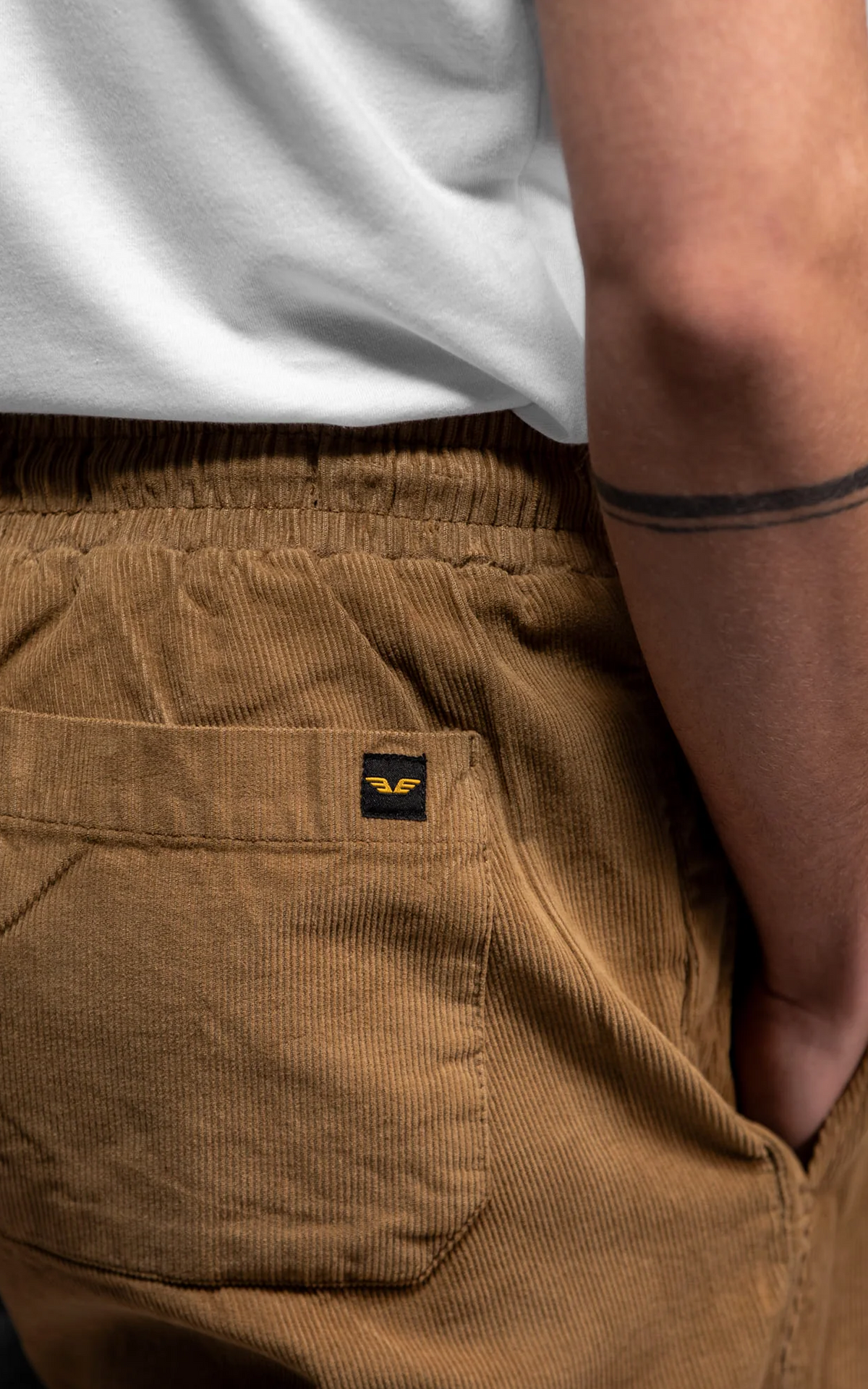Short velours côtelé Letcher beige