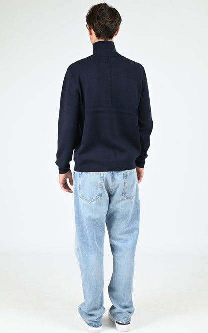 Pull Textile Mixte Gertrude, modèle Lewis patch de couleur night