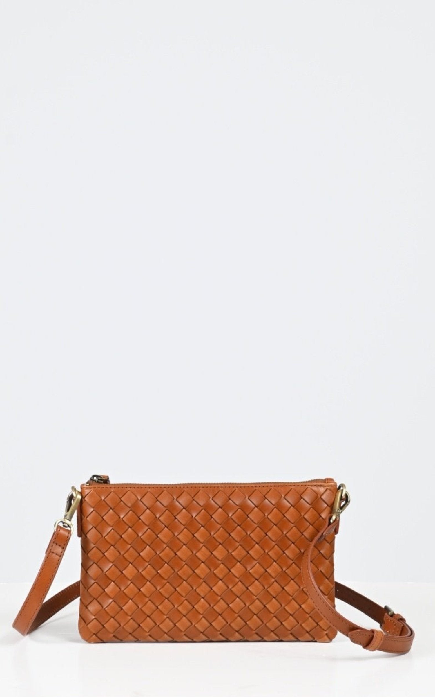 Sac Cuir Mixte O My Bag, modèle Lexi de couleur cognac 3