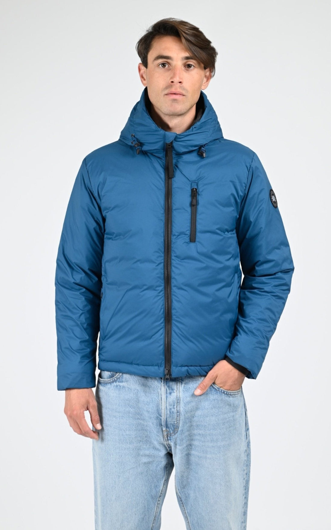 Bl doudoune Textile Homme Canada Goose, modèle Lodge hoody 5078mb de couleur guard blue 387