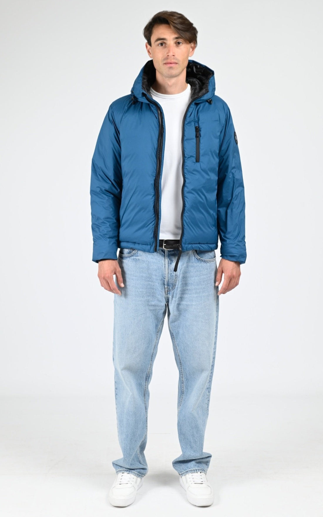 Bl doudoune Textile Homme Canada Goose, modèle Lodge hoody 5078mb de couleur guard blue 387