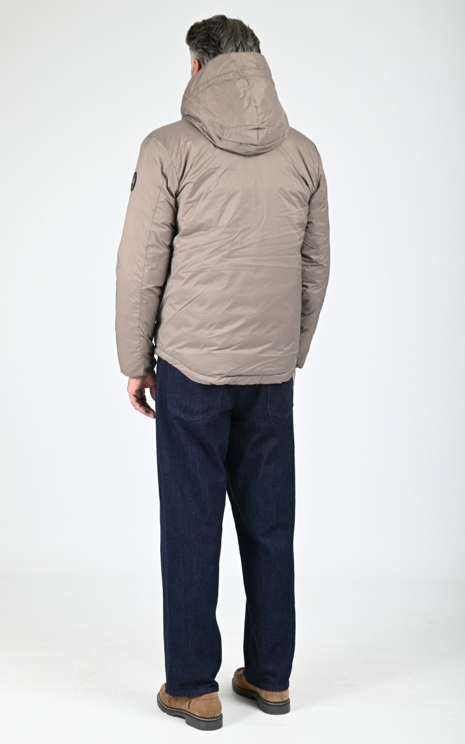 Bl doudoune Textile Homme Canada Goose, modèle Lodge hoody 5078mb de couleur taupe grey 394 4
