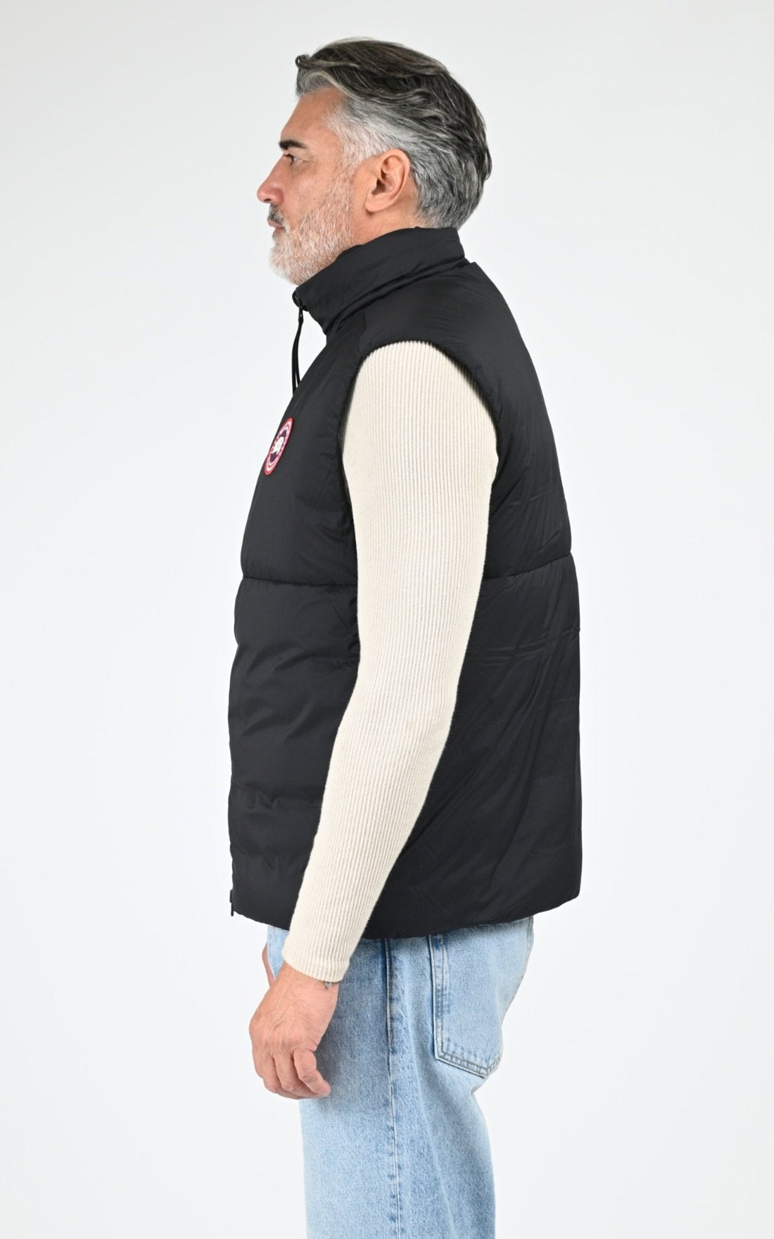 Gil doudoune Textile Homme Canada Goose, modèle Lodge vest 4160m de couleur black 61