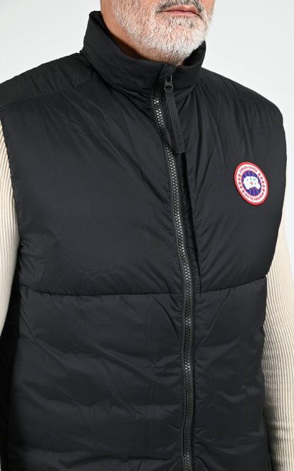 Gil doudoune Textile Homme Canada Goose, modèle Lodge vest 4160m de couleur black 61